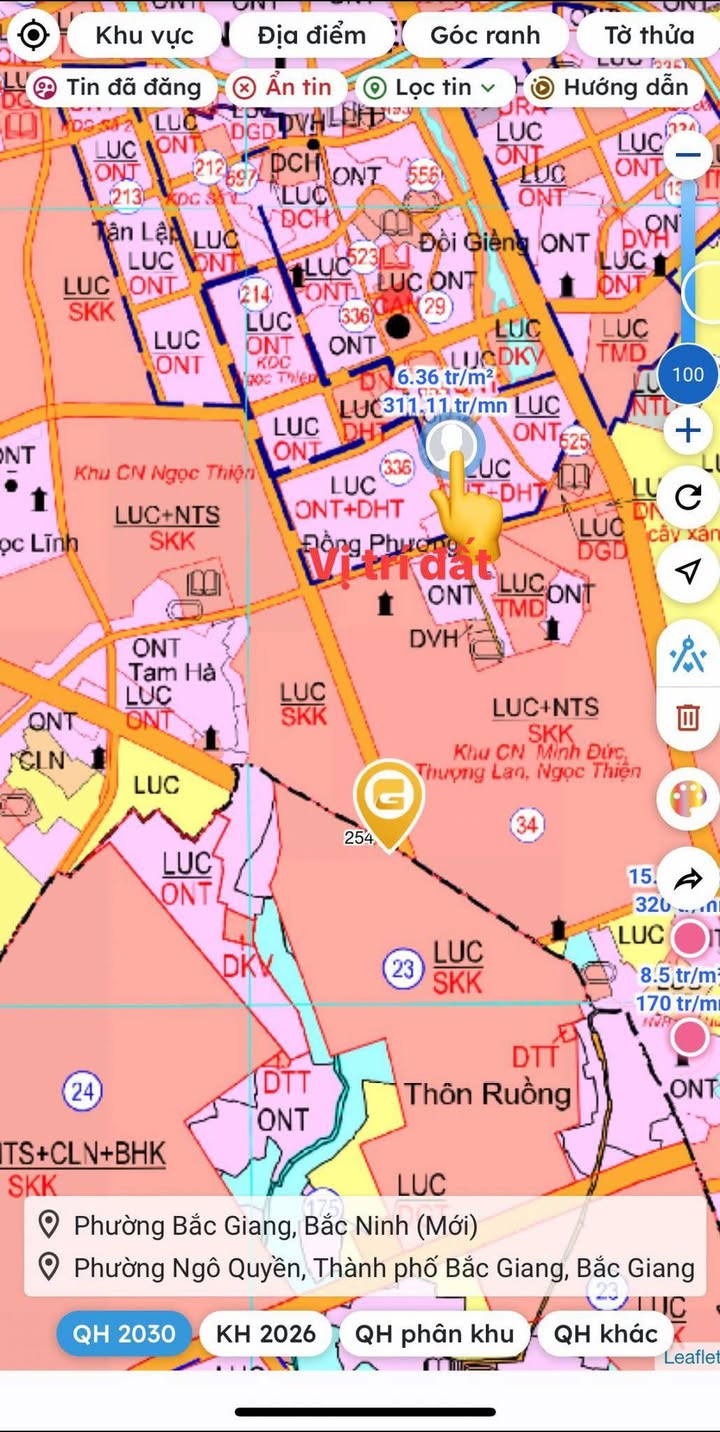 Đất nền Ngọc Thiện, Tân Yên 90m² giá 1.1 tỷ - Tiềm năng tăng giá cực lớn!