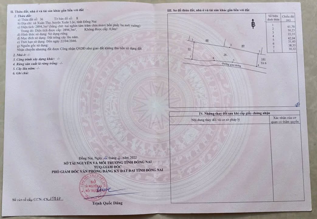 Đất Vàng Đồng Nai: Gần 3 Sào Mặt Tiền Rộng 110m Tại Xuân Lộc