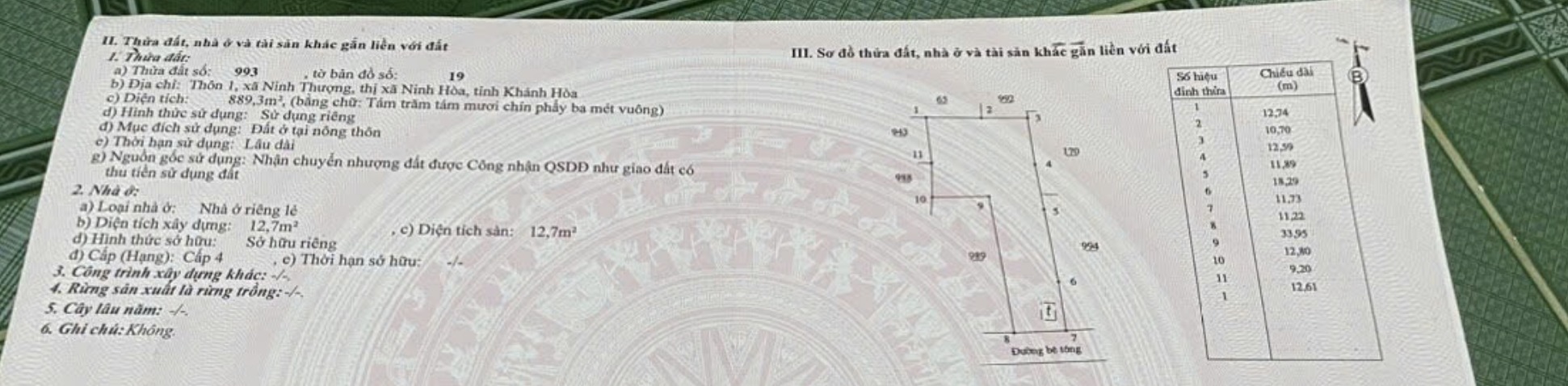 Đất Vườn Ninh Thượng 4000m² - Sổ Đỏ Riêng, Gần Chợ Ninh Trang