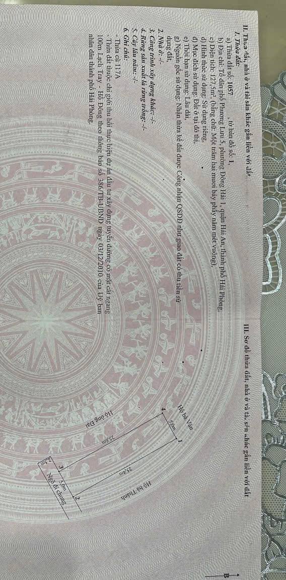 Bán Đất Hải An 130m² - Sổ Đỏ Rõ Ràng, Sẵn Sàng Xây Dựng