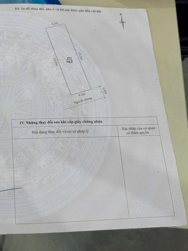 Nhà riêng 64m² P. Đông Hương, Thanh Hóa - Ô tô vào tận cửa, sổ hồng sẵn!