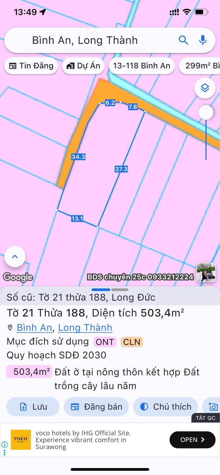 Đất nền Long Đức Long Thành 503m² - Tiềm năng tăng giá