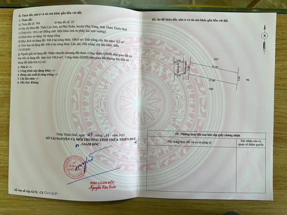 Đất nền Thuận Hóa, Huế 104,2m² chỉ 600 triệu - Tiềm năng tăng giá!