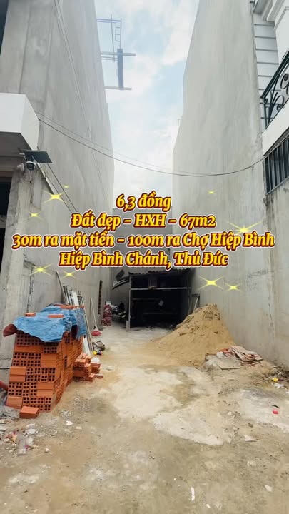Đất nền 67m² HXH Đường 38 Hiệp Bình Chánh - Sổ hồng sẵn, giá 6.3 tỷ