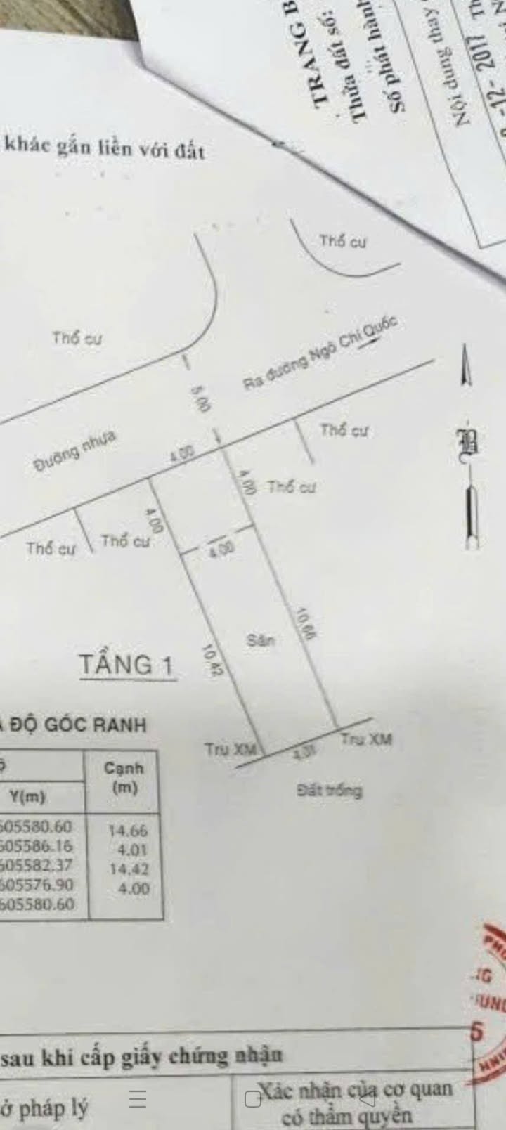 Nhà Ngô Chí Quốc, Thủ Đức - 58m² Thổ cư, Hẻm Xe Hơi, Giá 3.x Tỷ