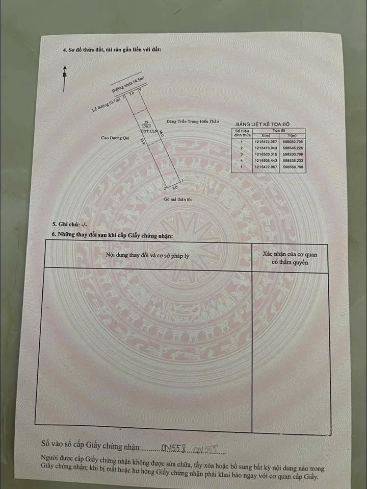 Đất nền Hiệp Thành, Thủ Dầu Một 180m² - Sổ đỏ chính chủ