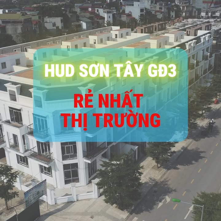Đất nền HUD Sơn Tây GĐ3 95m² - Giá tốt nhất Vĩnh Yên