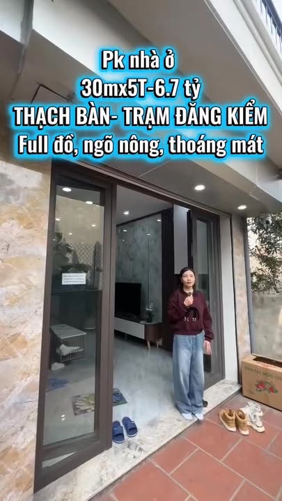 Nhà 5 Tầng Thạch Bàn, Long Biên - 6.7 Tỷ, Sổ Đỏ, Gần Ô Tô