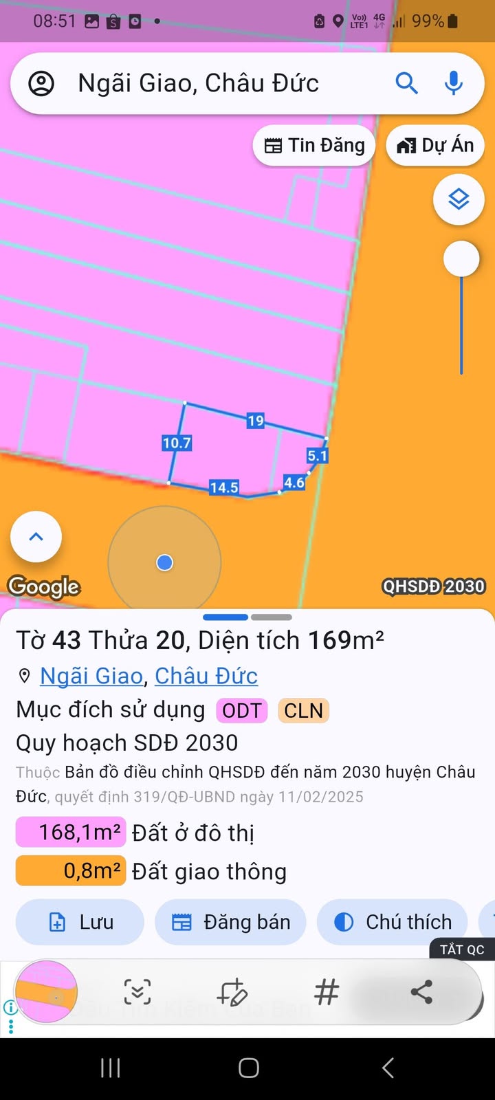 Mặt Tiền QL56 Châu Đức - 253m² Kinh Doanh Sầm Uất - 7 Tỷ