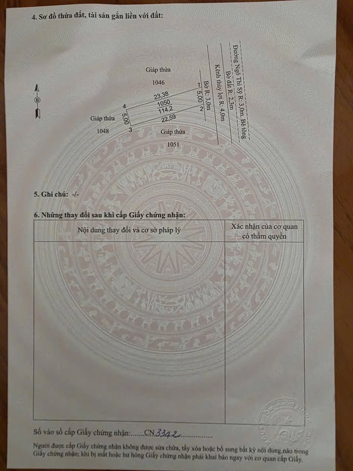 Đất nền Ngô Thì Sỹ Long Xuyên 125m² - Đất thổ cư 100%