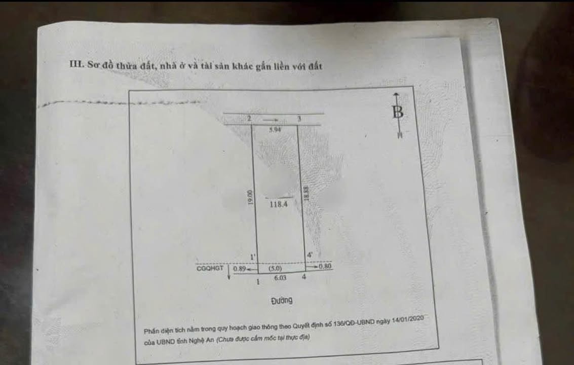 Nhà Riêng Trường Thi Vinh 118.4m² - Chính Chủ, Ô Tô Vào Tận Nhà!