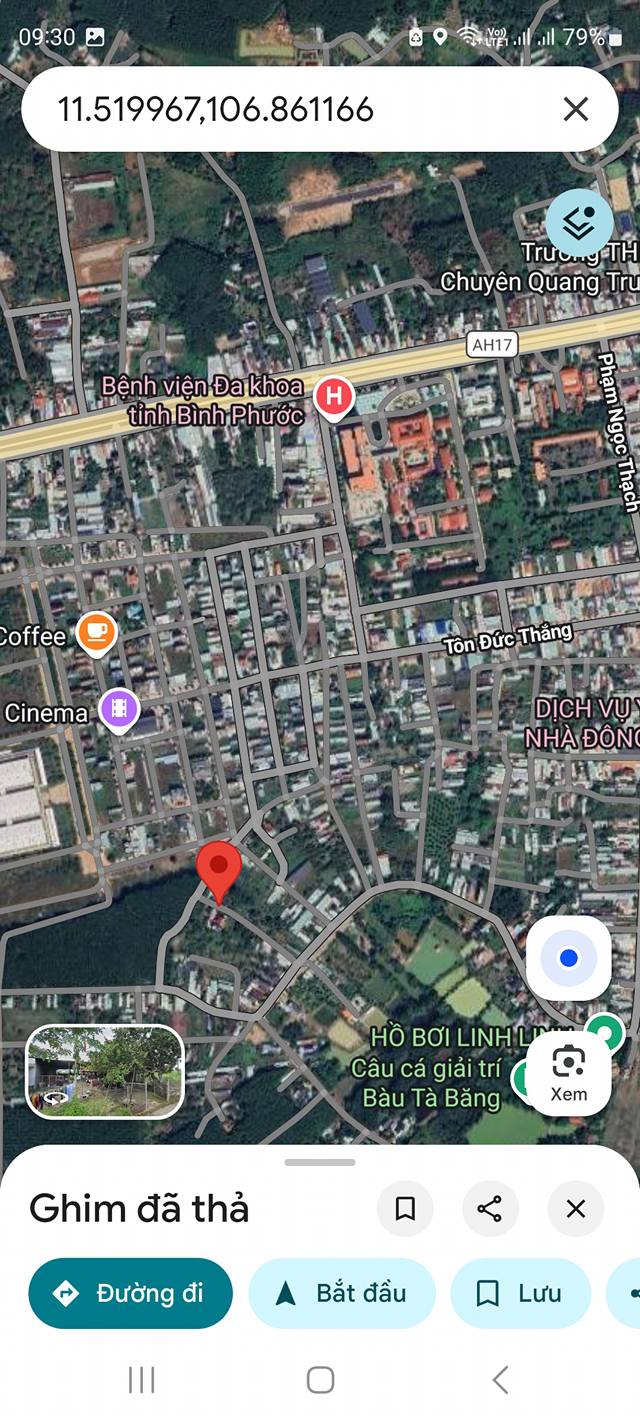 Đất nền Tiến Thành Đồng Xoài 125m² - Sổ đỏ chính chủ