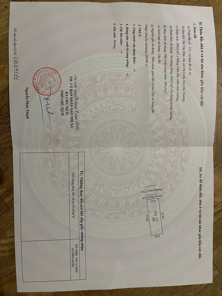 Đất nền 200m² Phường Văn Đức, Chí Linh - Giá đầu tư hấp dẫn