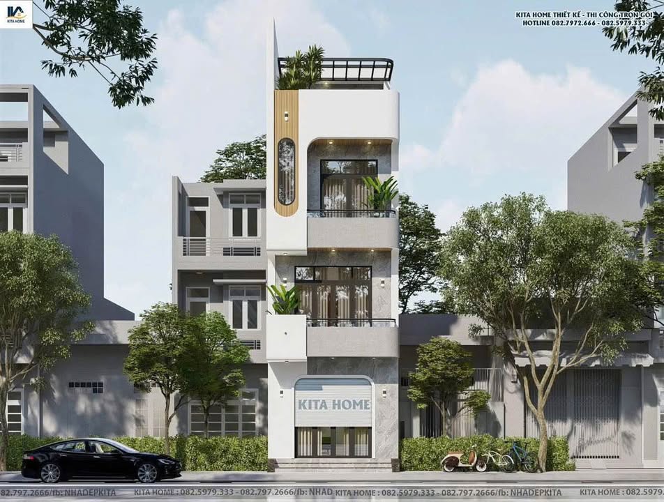 Nhà Lô Góc 4 Tầng, Ô tô Tránh, 52.6m² - Thị Trấn An Dương, Hải Phòng