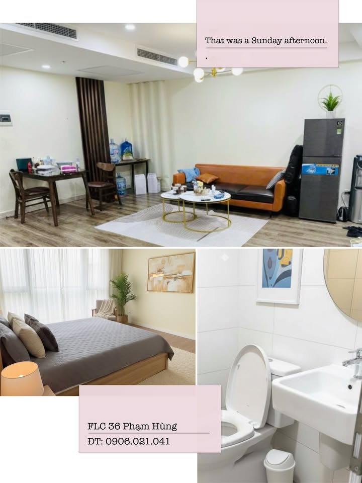 Cho thuê Căn hộ FLC Complex 36 Phạm Hùng - Mỹ Đình 70m² - Full Nội thất