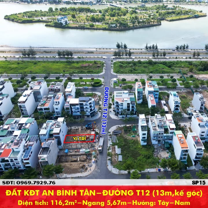 Đất nền T-12 An Bình Tân 116m² 6,7 tỷ - Sổ đỏ chính chủ