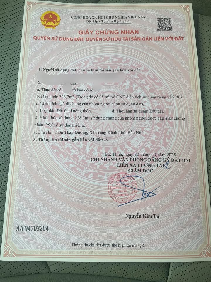 Đất Nền Lương Tài, Bắc Ninh - 95m² Làn 2 Tỉnh Lộ 281, Tiềm Năng Sinh Lời Cao