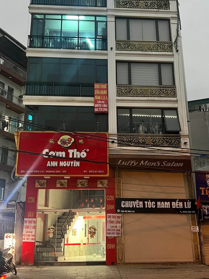 Cho thuê nhà mặt hồ Đền Lừ 50m² x 4 tầng - Kinh doanh đắc lộc