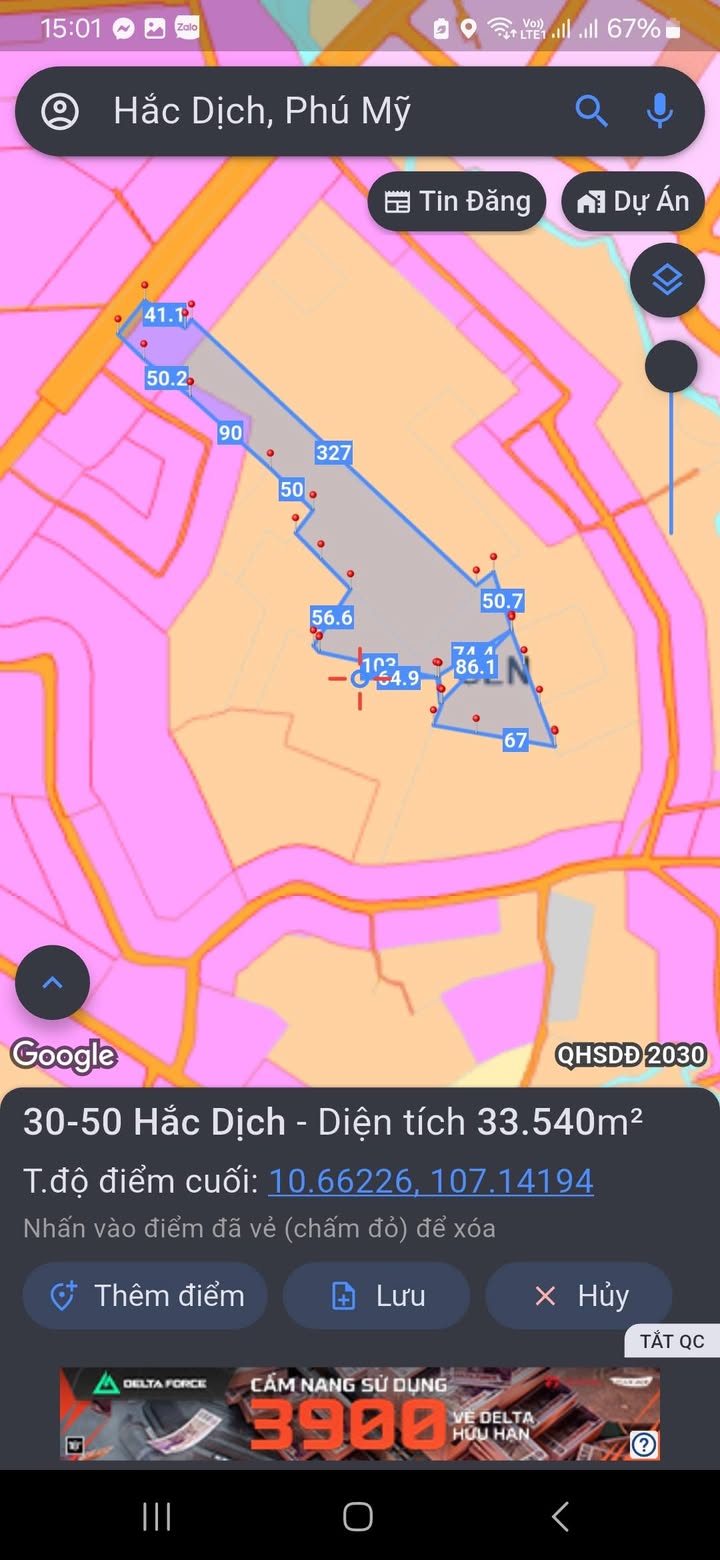 Bán Đất Mặt Tiền Bình Giã Mỹ Xuân Ngãi Giao 32.000m² - Giá 55 Tỷ