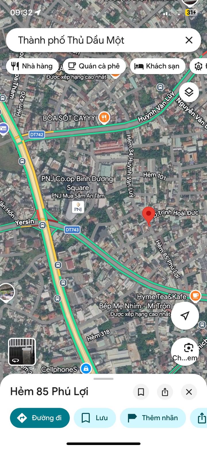 Nhà 3PN 3 Lầu, Sân Xe Hơi, Sát Chợ Phú Lợi, Thủ Dầu Một - 11 Triệu/Tháng