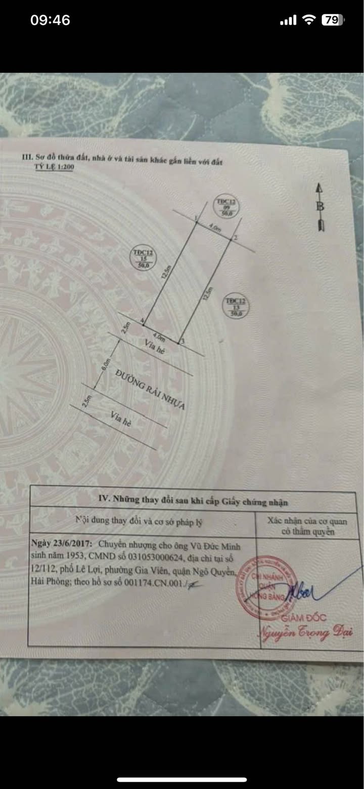 Đất nền TĐC Vinhome Riverside 50m² - Sổ đỏ chính chủ, 4.25 tỷ