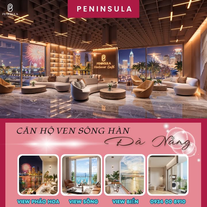 Căn hộ Peninsula Đà Nẵng - View đẹp, Sổ hồng sẵn, từ 3.1 tỷ!