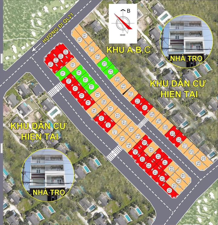 Đất nền Vĩnh Lộc 60m² - Sổ đỏ chính chủ, giá đầu tư 1.9 tỷ