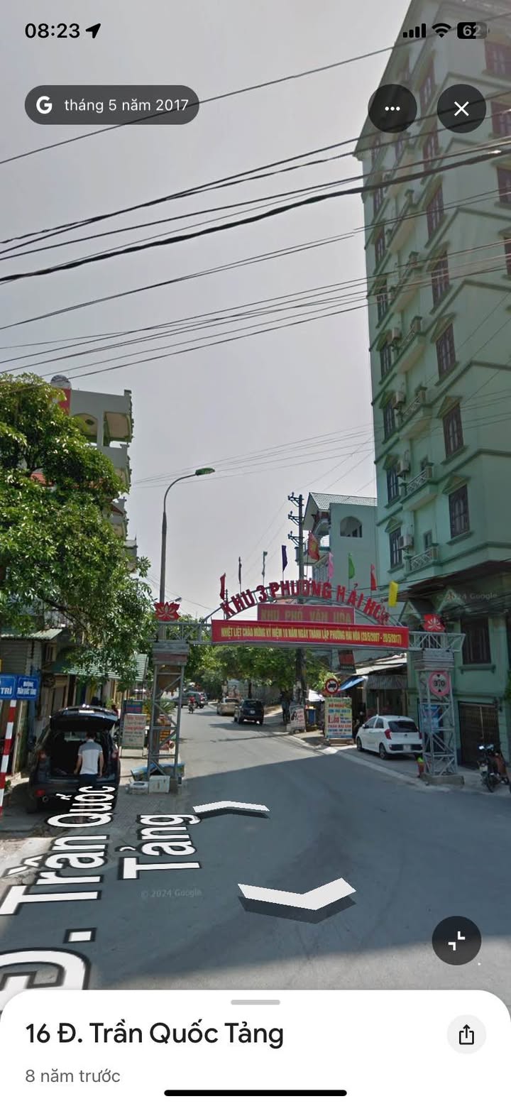 Đất nền VIP mặt tiền Trần Quốc Tảng, Móng Cái - 120m² kinh doanh sầm uất