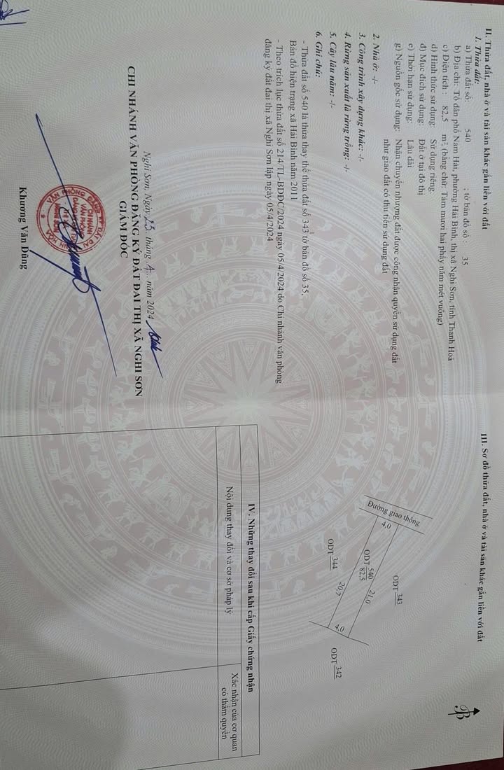 Bán Đất Thổ Cư 84m² Tdp Nam Hải, Nghi Sơn - Giá 7xx Triệu