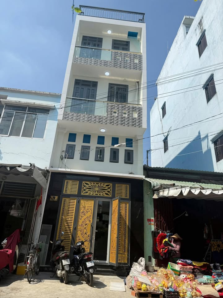 Nhà Mặt Tiền Đường 5F Tân Phú - 4x13m, 4 Tầng, Gần CV Cầu Trắng