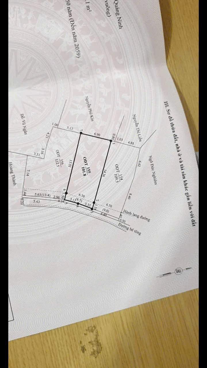 Đất nền Uông Bí 101.8m² giá 900 triệu - Xây dựng tự do!