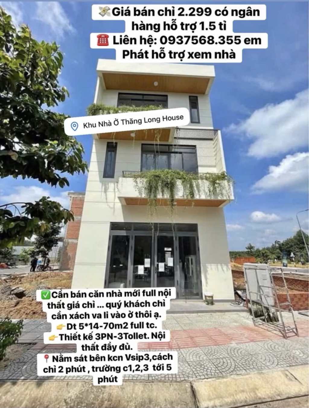 Nhà Riêng Tân Uyên 70m² giá 2.3 tỷ - Sẵn sàng ở ngay!