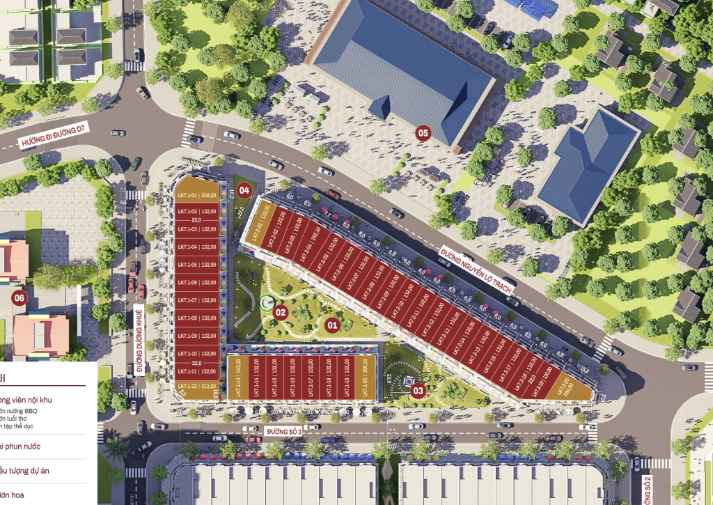 Liền kề Phú Xuân City Huế 132m² - Mặt tiền Chợ Cống tương lai