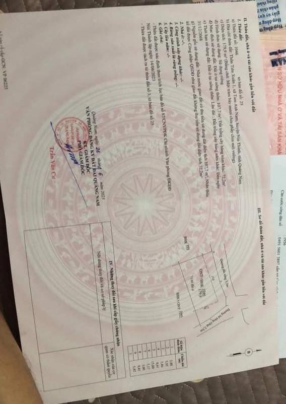 Đất nền Tam Anh Nam, Núi Thành 107m² - Đất thổ cư 100%!