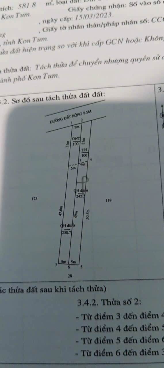 Đất nền Thôn Trung Thành Kon Tum 350m² Đường to ô tô Giá tốt