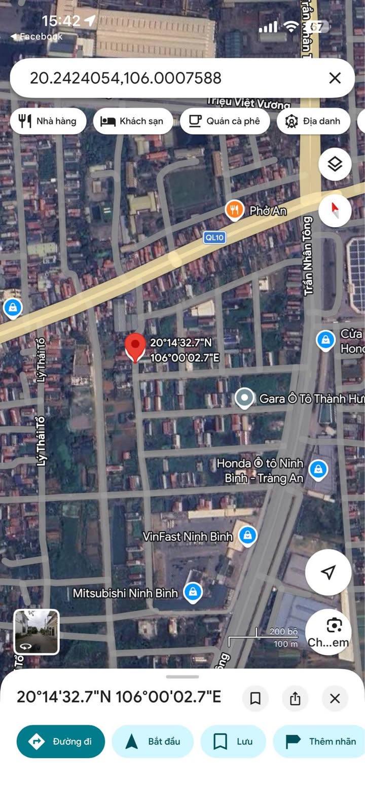 Đất nền Ninh Phúc TP Ninh Bình 125m² - Hạ tầng hoàn thiện, đối diện Big C