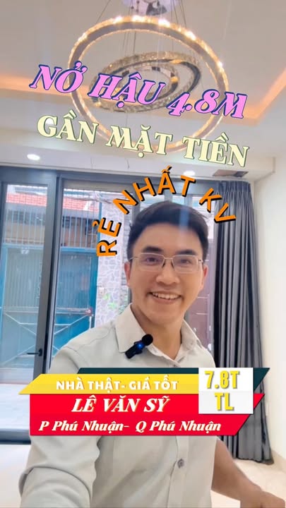 Nhà Phố Lê Văn Sỹ, Phú Nhuận 41m² giá 7.8 tỷ - Vị trí đắc địa!