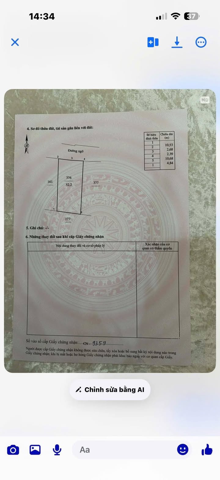 Nhà 3 Tầng Chu Văn An 52m² Sổ Đỏ - Giá 2.6 Tỷ