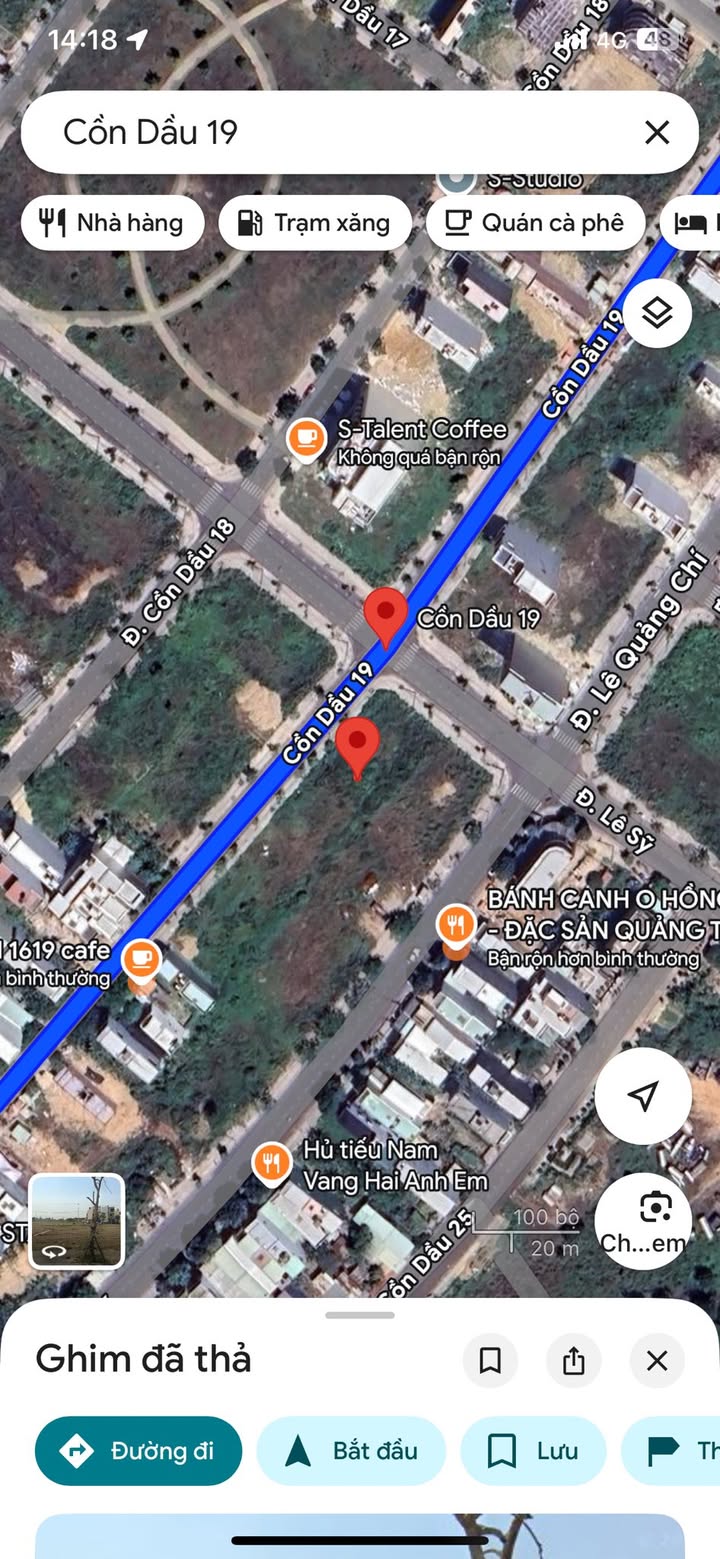 Bán Đất Cồn Dầu 19 Sơn Trà 100m² - Hướng Bắc - Giá 6.65 Tỷ