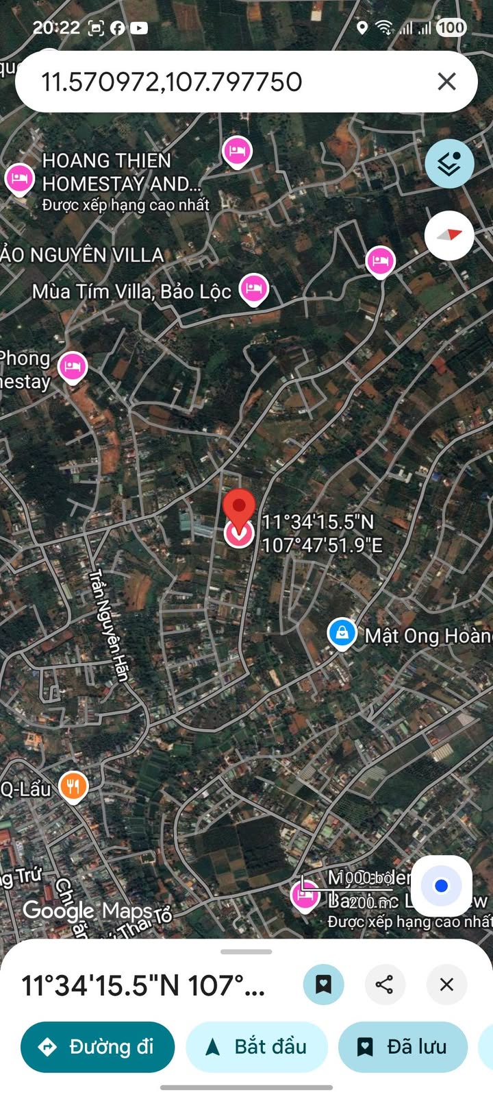 Đất thổ cư Bảo Lộc 180m² - Sổ đỏ chính chủ, 2 mặt tiền đường lớn