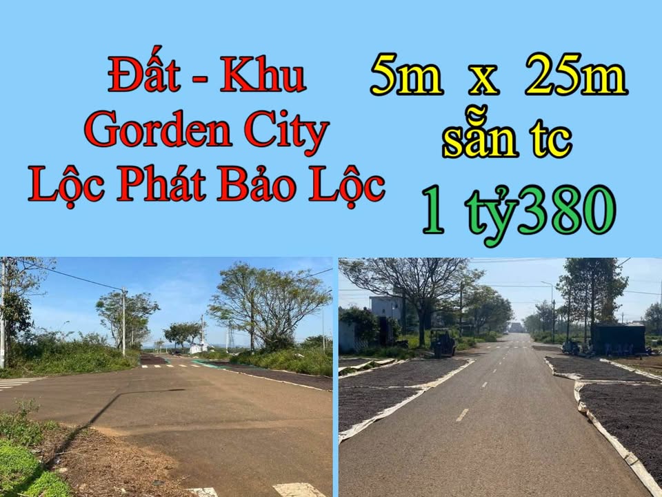 Đất nền Phường 1 Bảo Lộc 125m² giá 1.38 tỷ - Sổ đỏ chính chủ