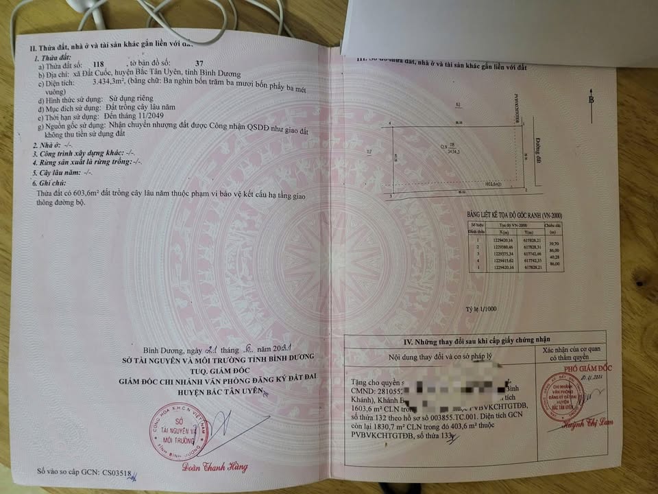 Đất Nền 1826m² KCN Đất Cuốc, Thuận An - Sẵn Sàng Xây Dựng