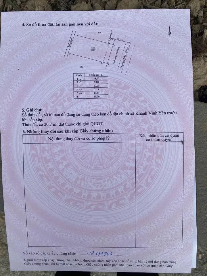Đất Nền Sổ Đỏ Xã Khánh Vĩnh Yên, Can Lộc - 200m² Mặt Tiền 27m