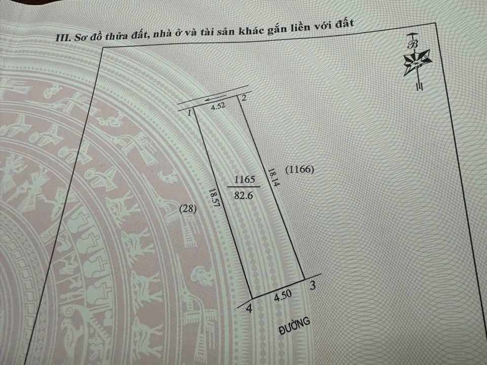 Bán Đất Tái Định Cư Nghi Phú - 82.6m² Hướng Đông Nam - Sổ Đỏ Rõ Ràng