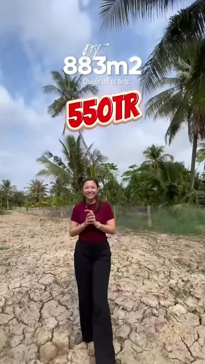 Đất CLN 883m² Châu Thành, Tiền Giang - Giá 550 Triệu, Sẵn Sàng Lên Thổ Cư