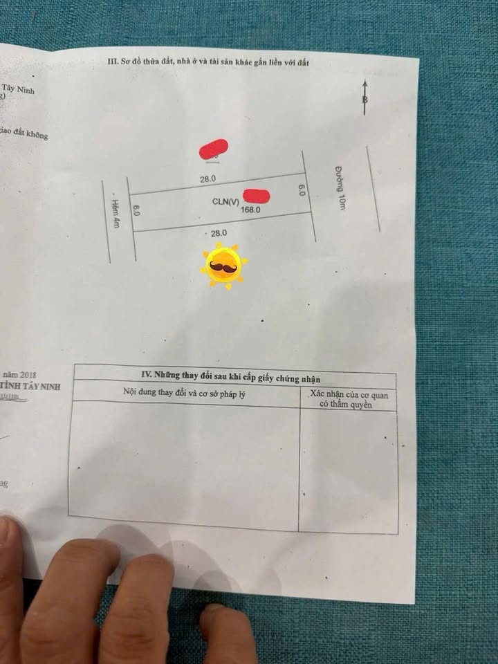 Đất nền Hẻm 8 An Dương Vương Tây Ninh 168m² – Pháp lý rõ ràng!