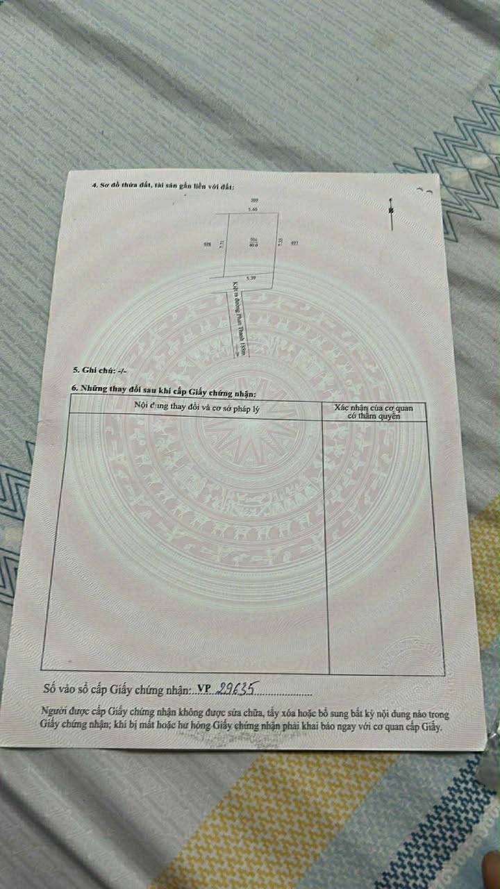 Đất nền Phan Thanh 40m² giá 3.35 tỷ - Pháp lý rõ ràng