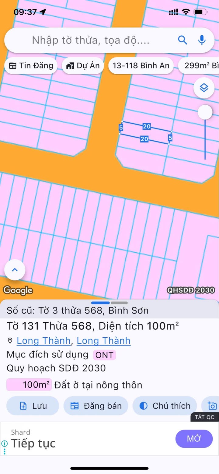 Đất nền STC Long Thành 100m² 300 triệu - Sổ đỏ chính chủ