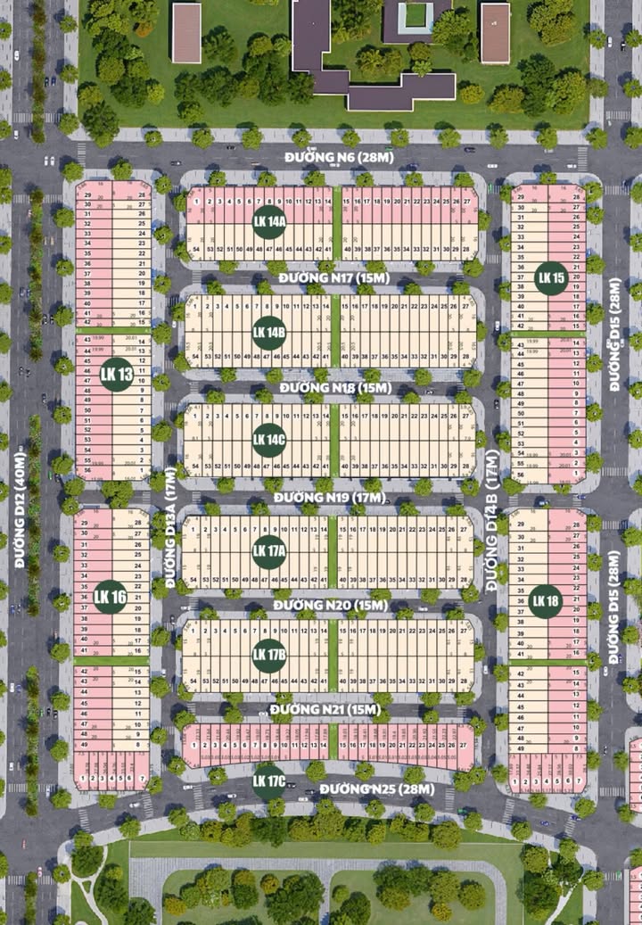 Đất nền The Linh City Dầu Giây 80m² - Sổ hồng riêng, giá từ 1.52 tỷ