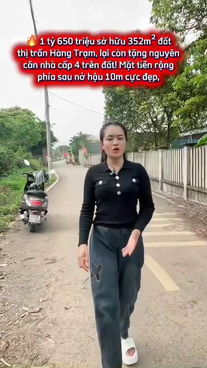 Đất nền trung tâm Hàng Trạm - 352m² mặt tiền 9.5m, giá 1.65 tỷ